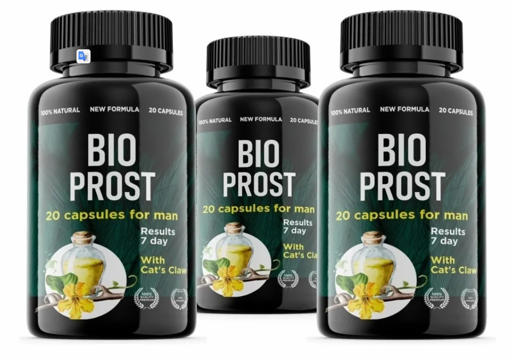 Bio Prost Importado Original Pack X 03 Frascos