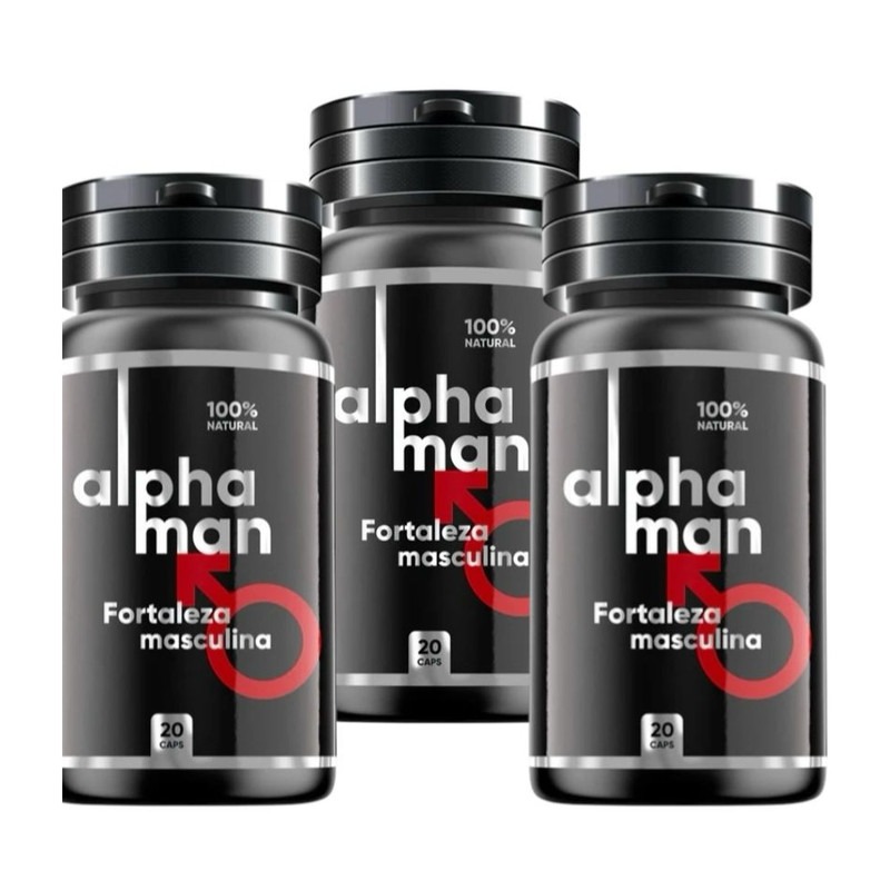 ALPHAMAN SUPLEMENTO NUTRICIONAL - PACK X3
