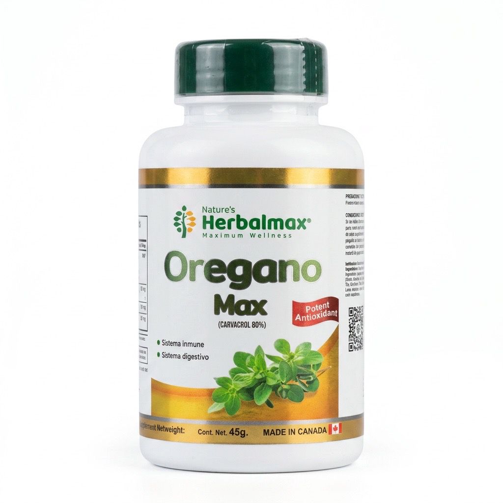 Orégano Max – Nature’s Herbalmax (100 capsulas)