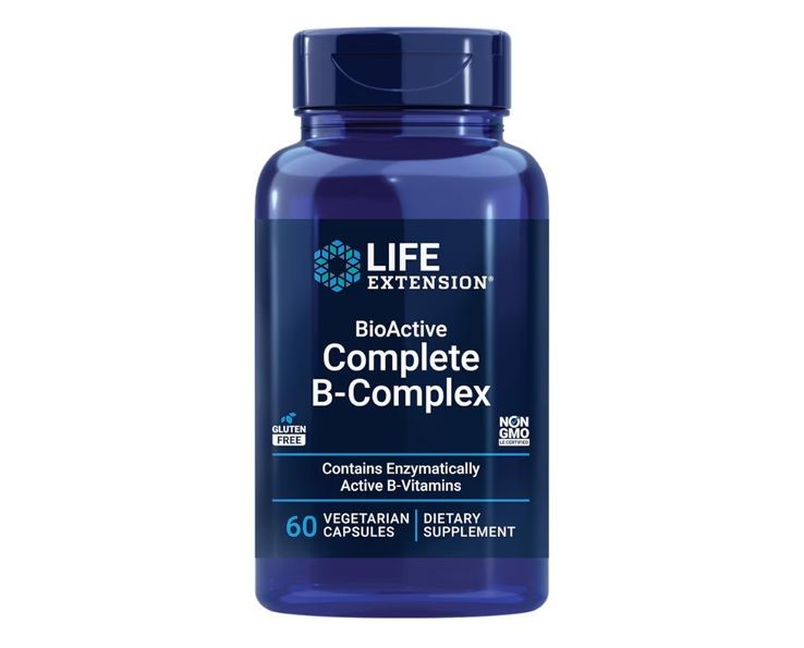 Life Extension BioActive B-Complex x60 – Energía y sistema nervioso