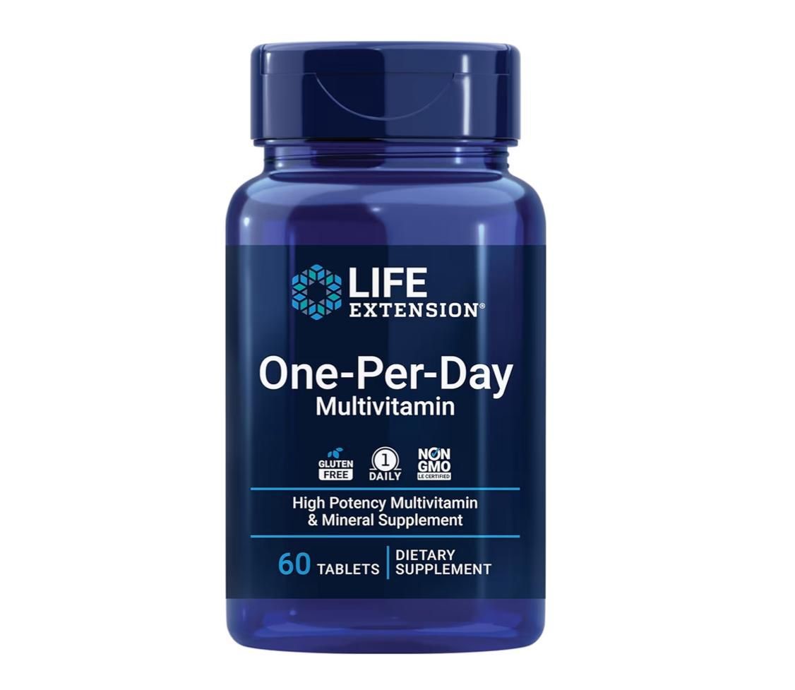 Life Extension One-Per-Day Multivitamínico x60 – Energía diaria