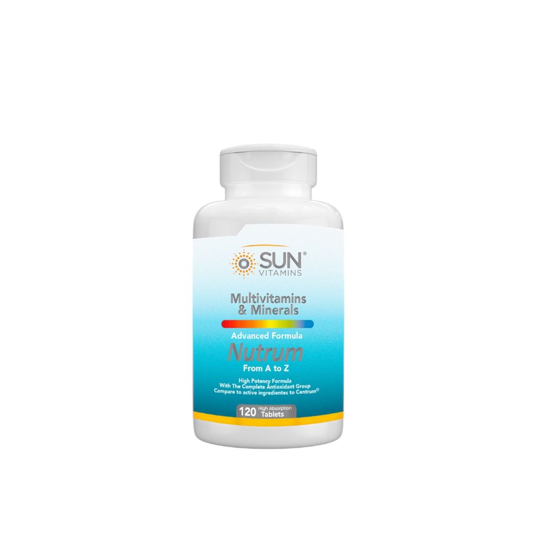 Nutrum A to Z Sun Vitamins x120 – Multivitamínico completo diario