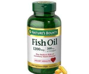 Fish Oil 1200 mg Nature’s Bounty x200 – Omega-3 para el corazón