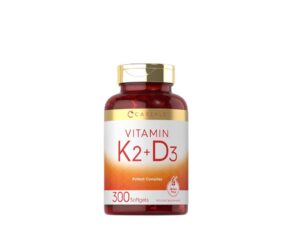 Vitamina K2 + D3 Carlyle x300 cápsulas – Alta potencia